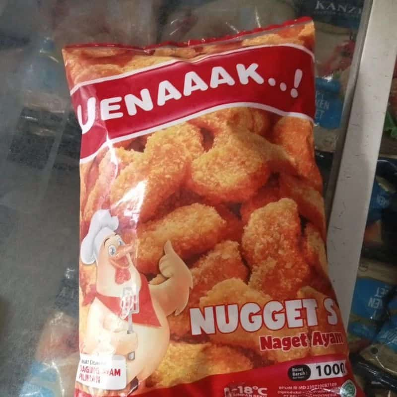 

BELLFOODS NAGET NUGGET UENAAK ENAK 1000gr 1 kg 1kg