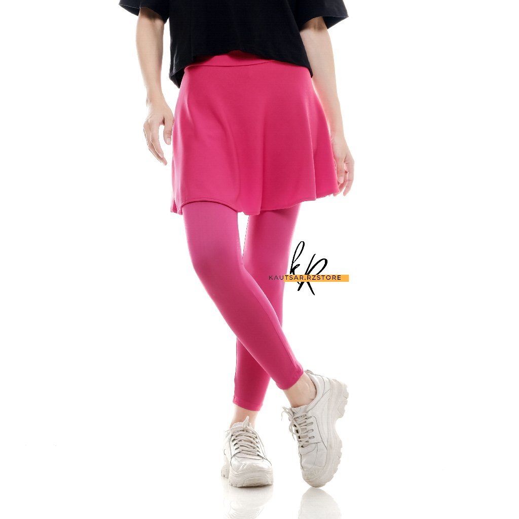 Legging Rok Olahraga Wanita Skirt Sport Jogging Renang Sepeda Lari Zumba Senam Aerobik