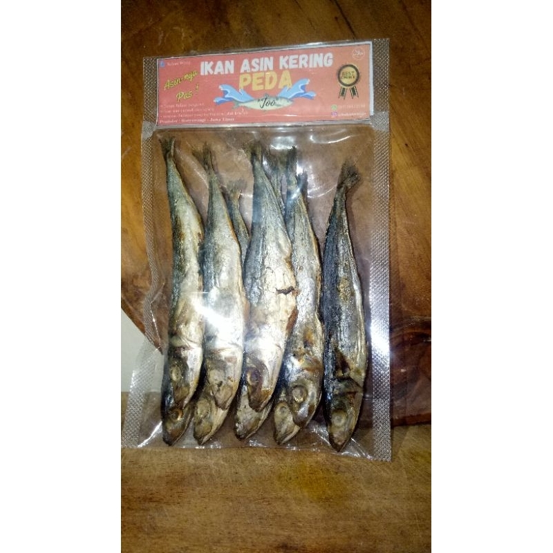 

Ikan asin klotok/peda kering kemasan 155gr