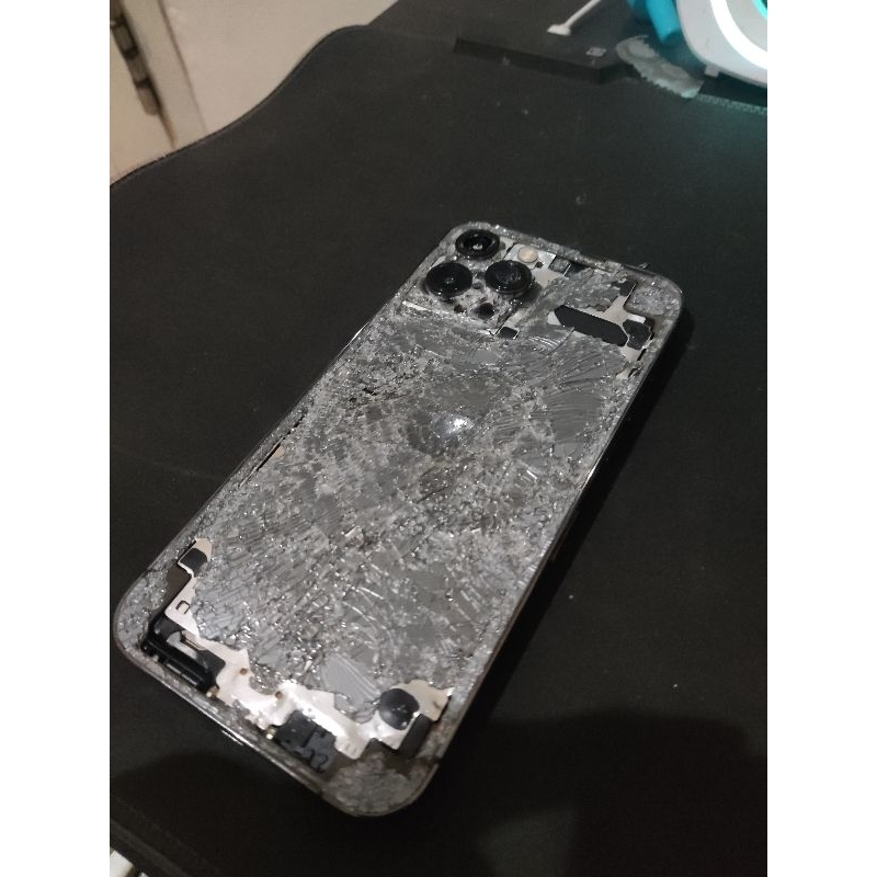 iPhone 12 Promax 128GB Remuk iCloud FMI OFF