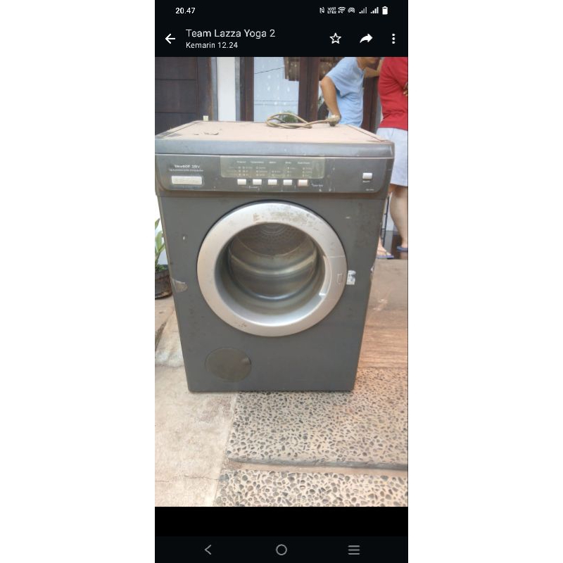 dryer mesin pengering pakaian seken Elektroluks 7 kg