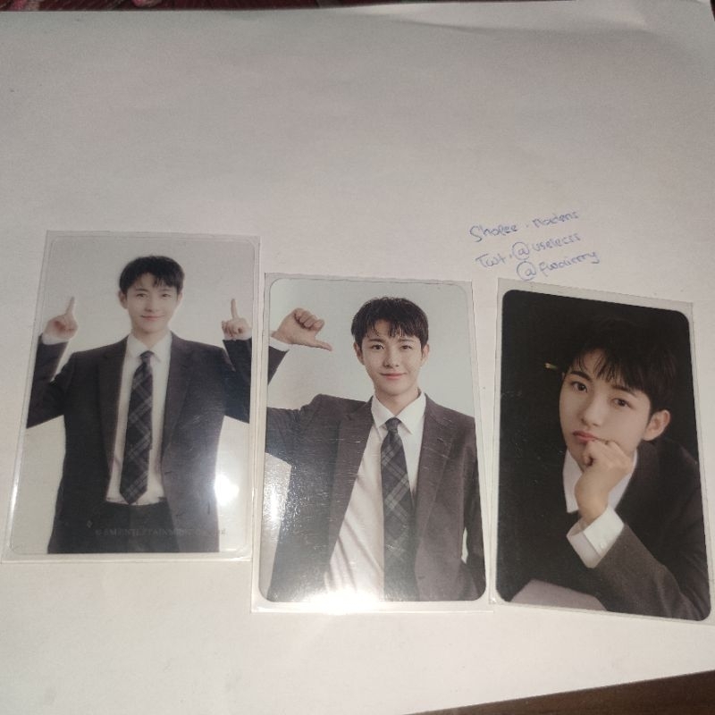 photocard pc official nct renjun sg21 bene konsep