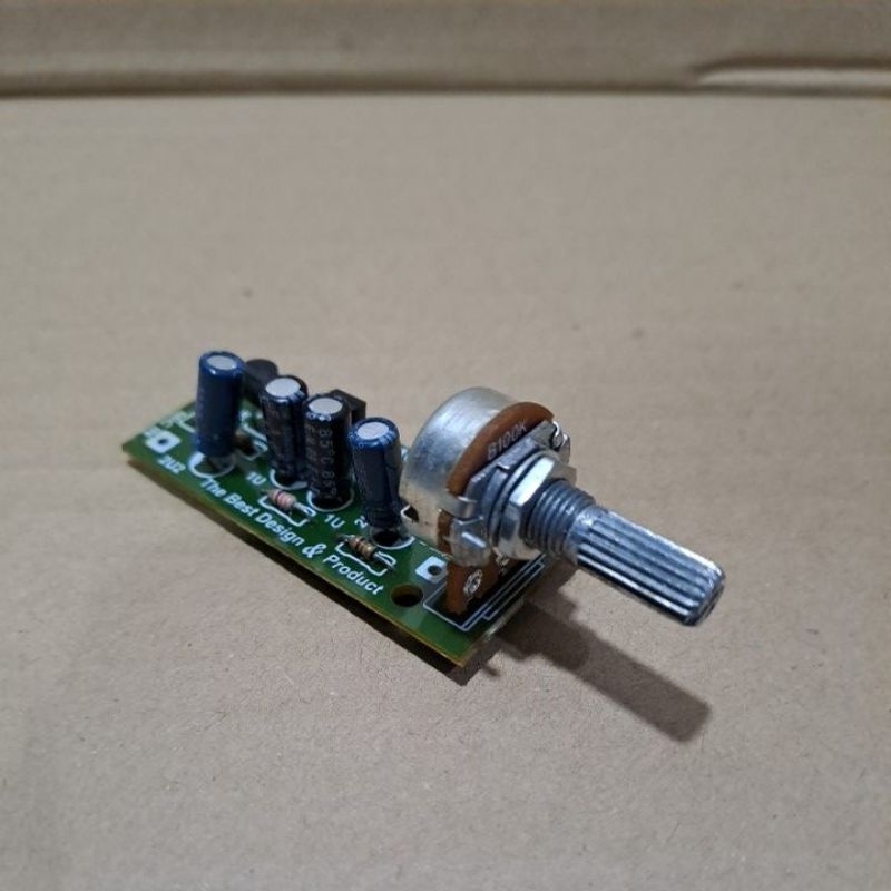 Kit Pre Amp Mic 2 TR Transistor.