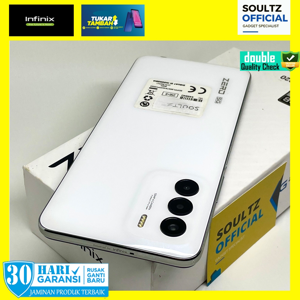 (fullset) Infinix Zero 5G 2023 8/256gb resmi second murah seken ori