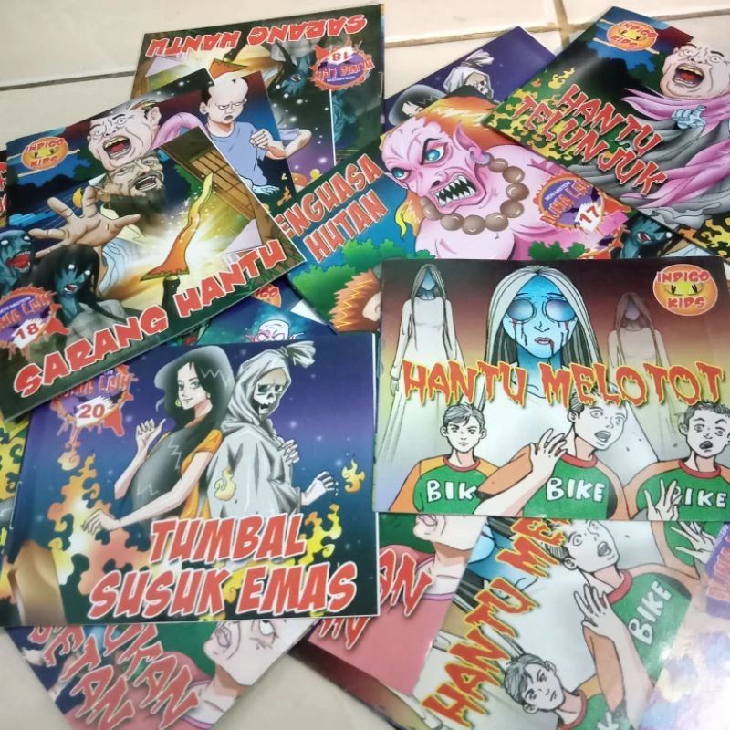 Komik Horor / Buku cerita misteri 1 pak isi 20