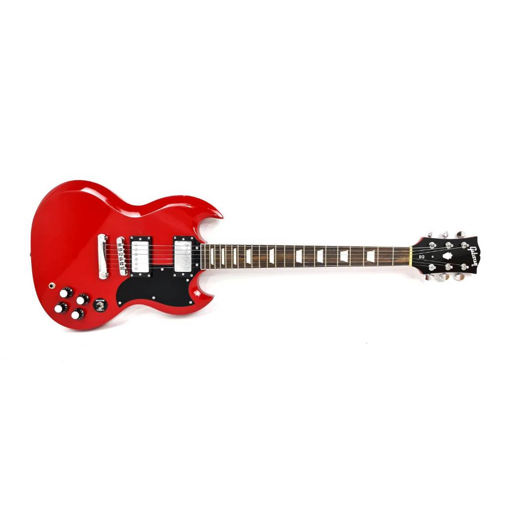 Gitar Elektrik Merk Gibson SG Series Warna Vintage Cherry Bonus Tas dan Kabel Jack Listrik  Murah Ja