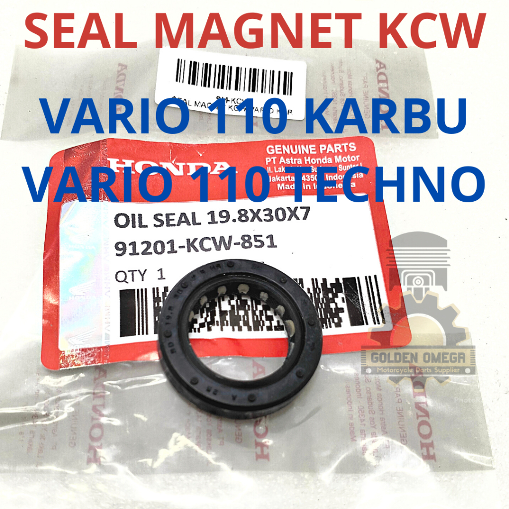 SEAL MAGNET HONDA KCW SEAL MAGNIT UNTUK MOTOR VARIO 110 TECHNO, VARIO 110 KARBU ORI ASLI PRESISI