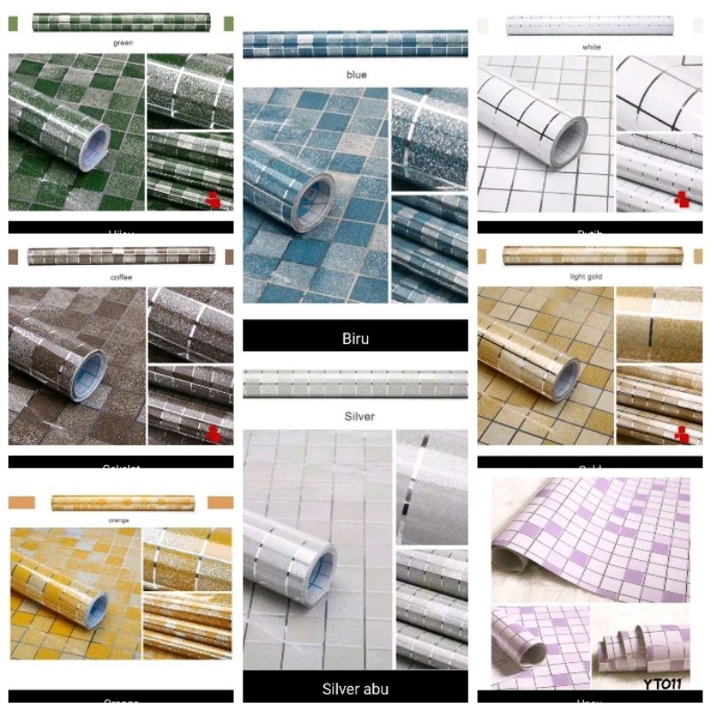 Wallpaper Stiker Dapur All Motif Wall Sticker Dapur Stiker Dapur Wall Sticker Kitchen Wallpaper