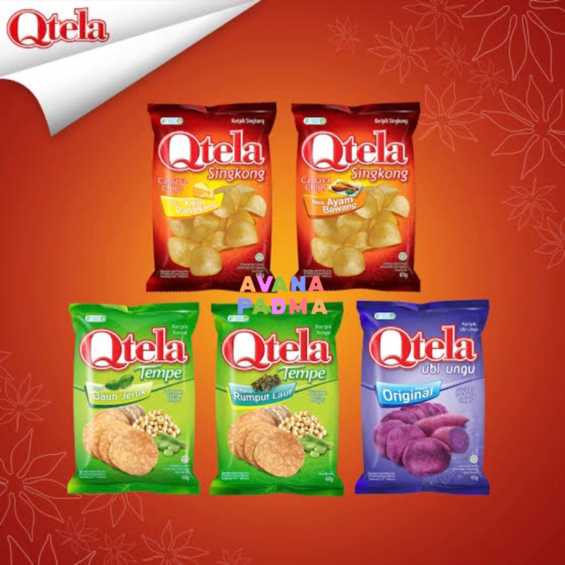 

Qtela Keripik (60g) (2 Varian Rasa)