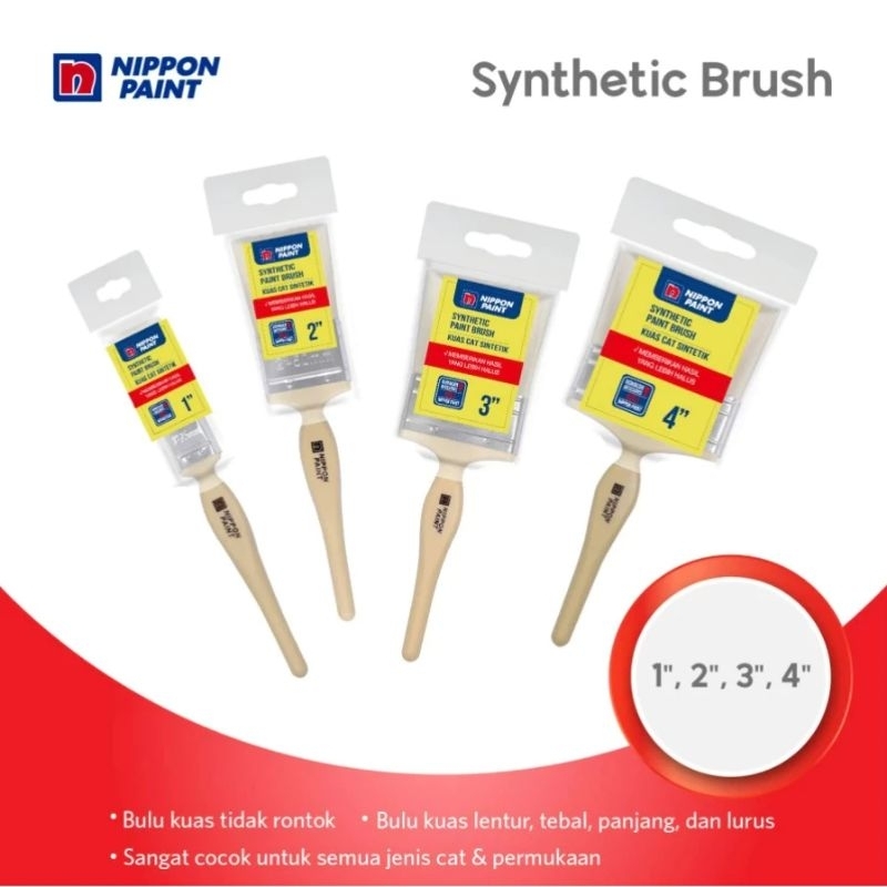 

Kuas Synthetic/kuat cat minyak/kuas cat tembok by Nippon paint