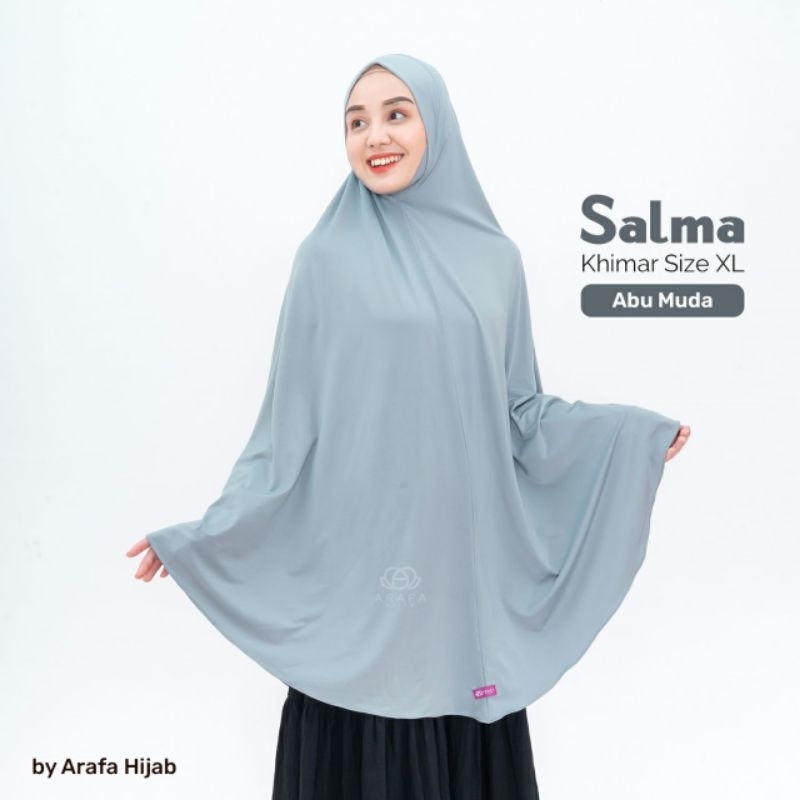 Arafa Hijab_Khimar Salma XL _Hijab dagu malay jumbo