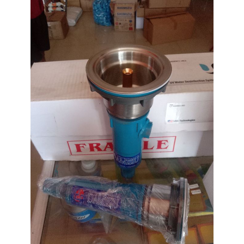 corong cuci galon + Nozzle kuningan, sparepart depot isi ulang, corong galon air minum