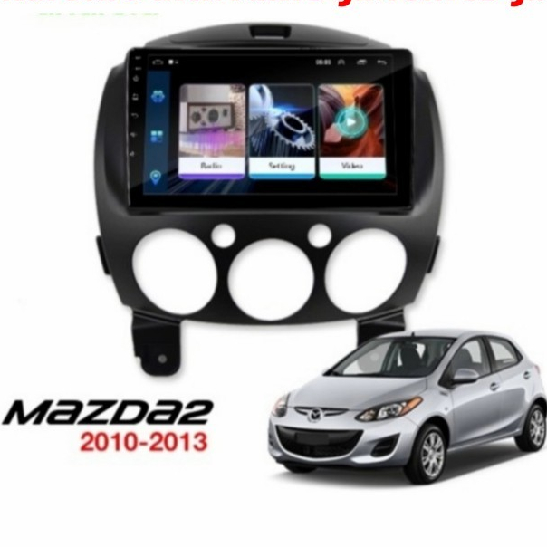 FRAME HEADUNIT ANDROID 9 INCH MAZDA 2 2010
