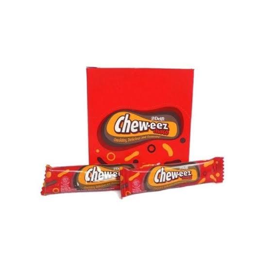 

CHEW-EEZ CHOCO 10GR 1 BOX ISI 20PCS