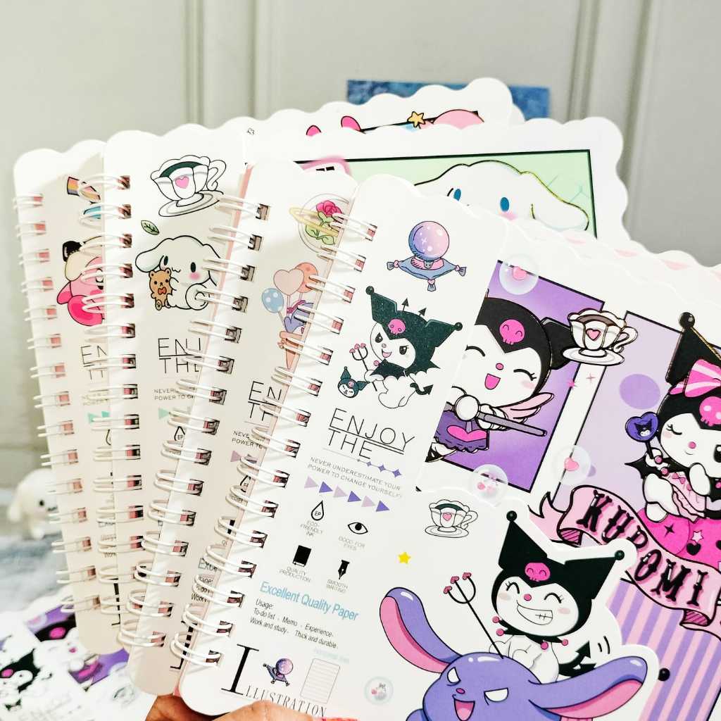 

Notebook Spiral SANRIO dan Kirby Persegi SUPER LUCU CUTE isi 50 Lembar / Buku Spiral Sanrio Bentuk Persegi kertas bermotif isi 50 Halaman Alat Tulis Sekolah Kekinian Best Seller bisa Grosir dan COD Harga TERMURAH