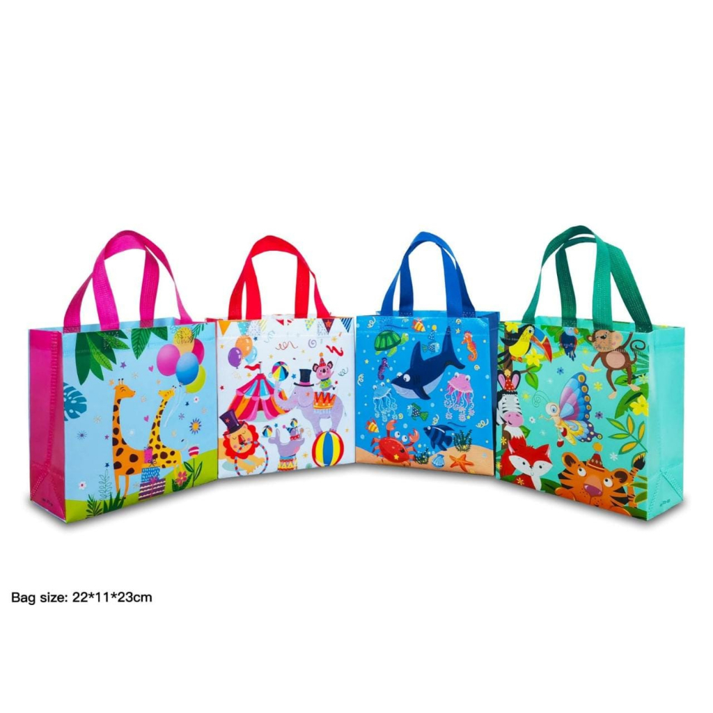 

TOTE BAG GOODIE BAG TAS ULANG TAHUN ANAK ANIMAL