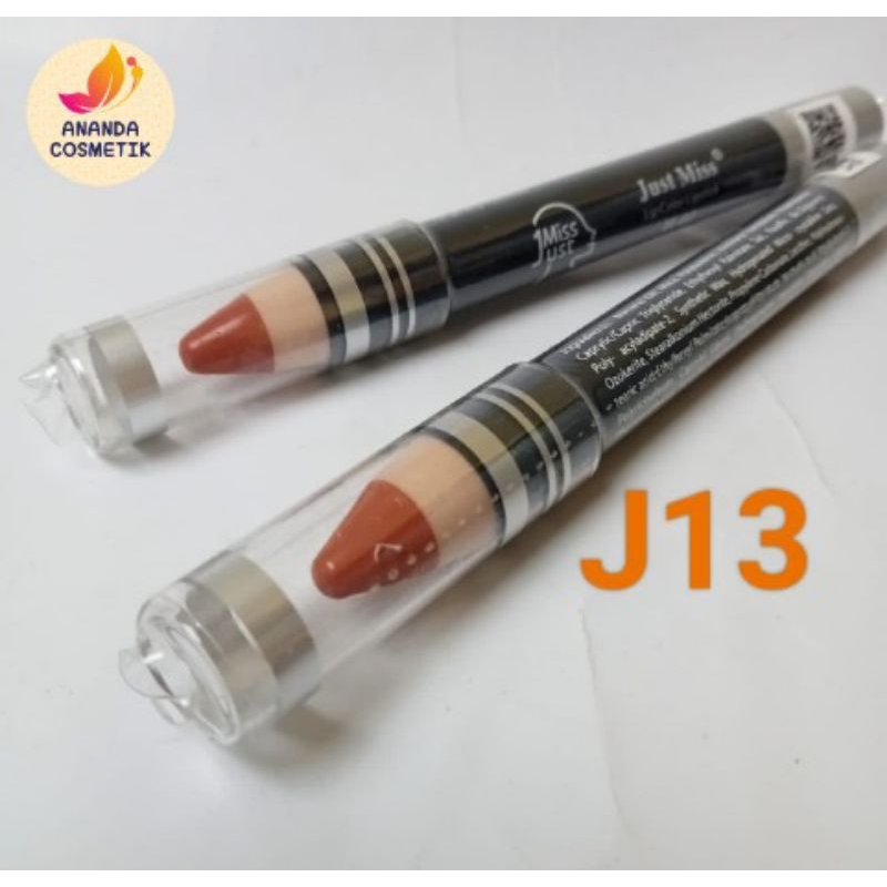 LIPSTIK KAYU JUSTMISS J13 - LIPSTIK JUST MISS SERUT J13 - PEMULAS BIBIR - PEWARNA BIBIR