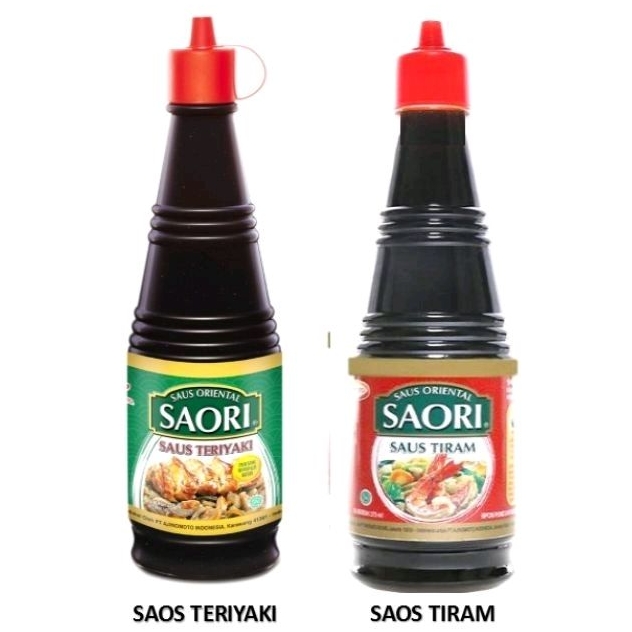 

Saori saus tiram 270ml / saori saus teriyaki 270ml