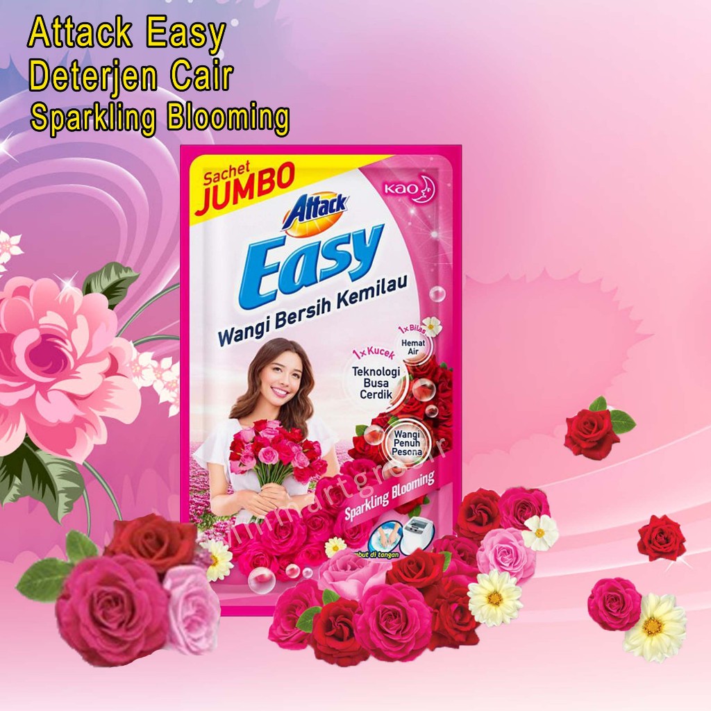 Attack Easy / Deterjen Cair / Sparkling Blooming / Sachet 40ml
