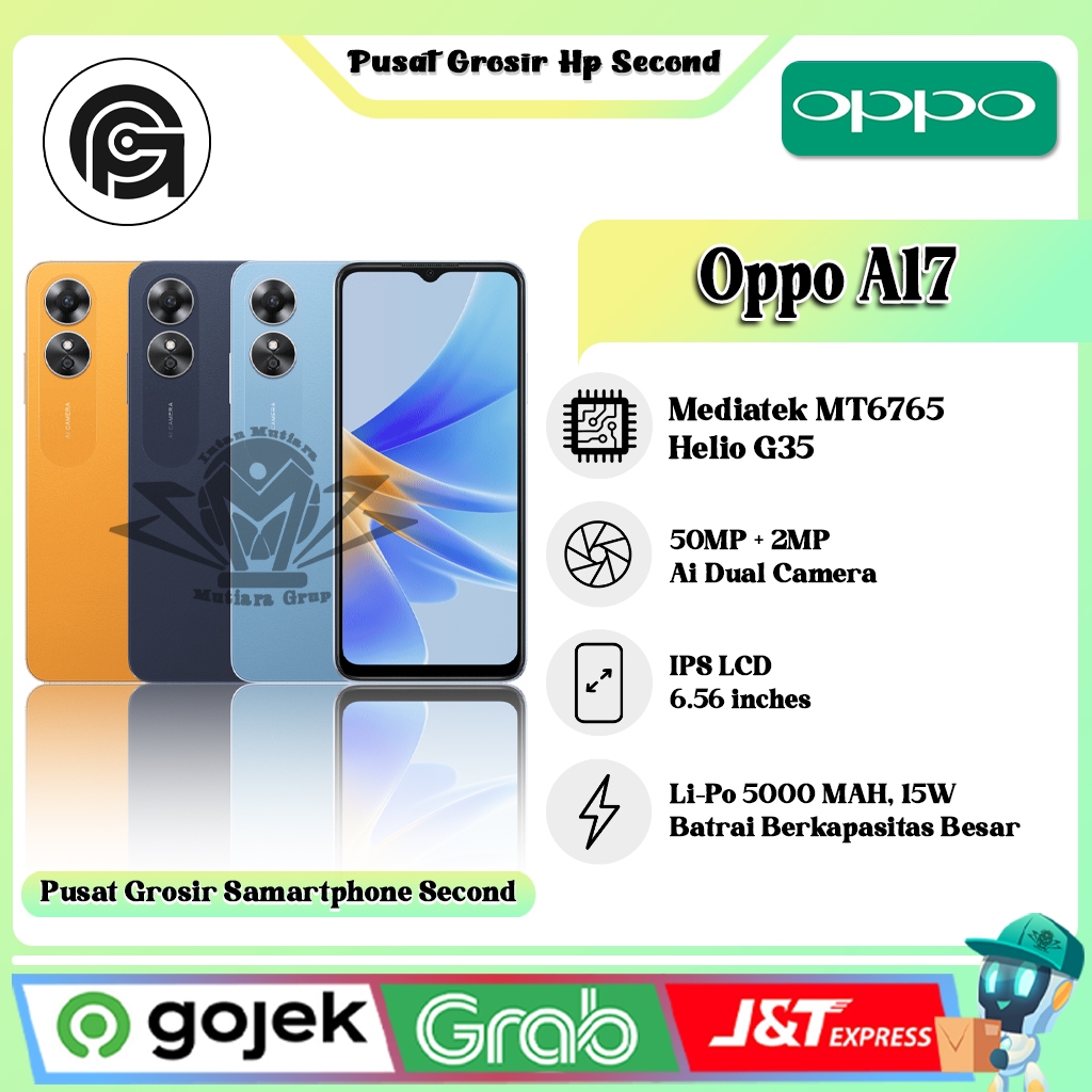 Oppo A17 | A17K Ram 3/64GB | Ram 4/64GB (Second)