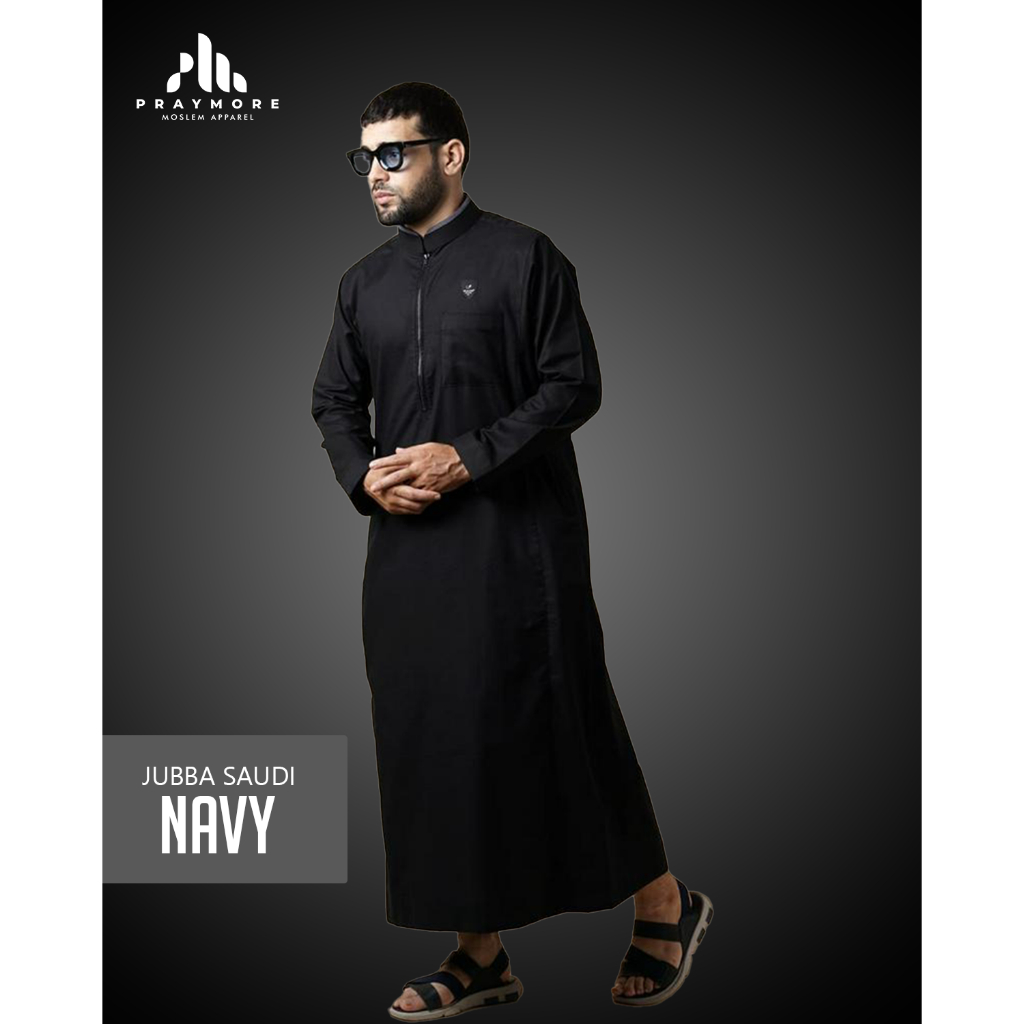 JUBBA SAUDI PRIA DEWASA | JUBBA NAVY LENGAN PANJANG | JUBBA SAMASE TERBARU