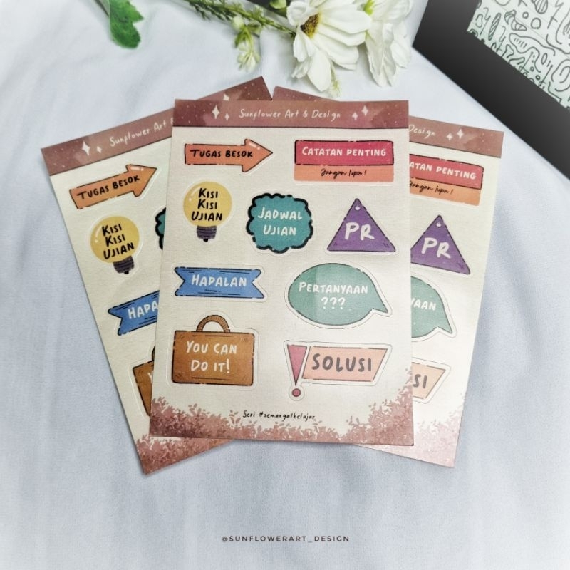 

Stiker Sheet Lucu A6 (Seri #semangatbelajar by SAnD)