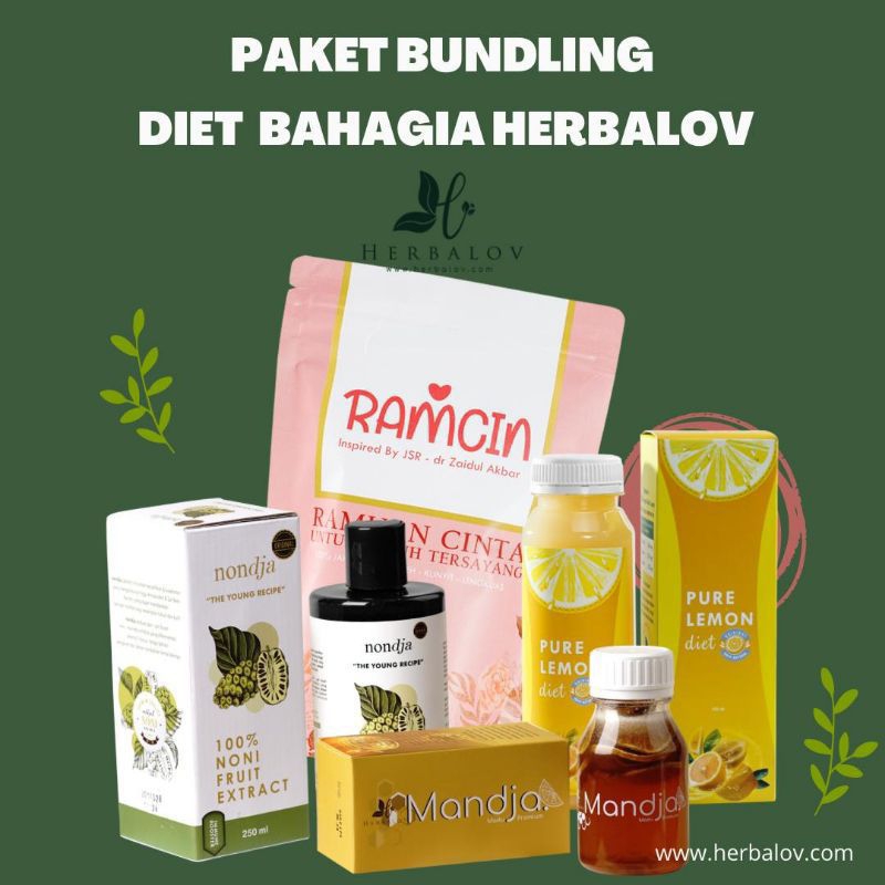 Paket Diet Hemat Herbalov | DBH Diet Bahagia Herbalov