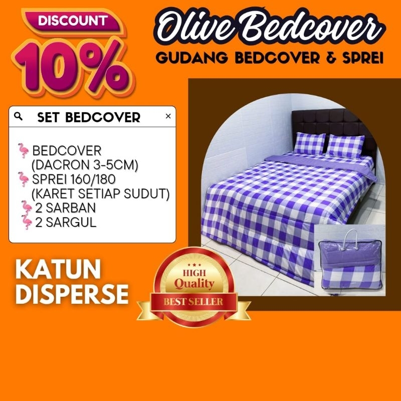[BEDCOVER SET SPREI] Bedcover Set Minimalise 160x200 180x200 | Bedcover/Set Badcover/Betcover Murah 