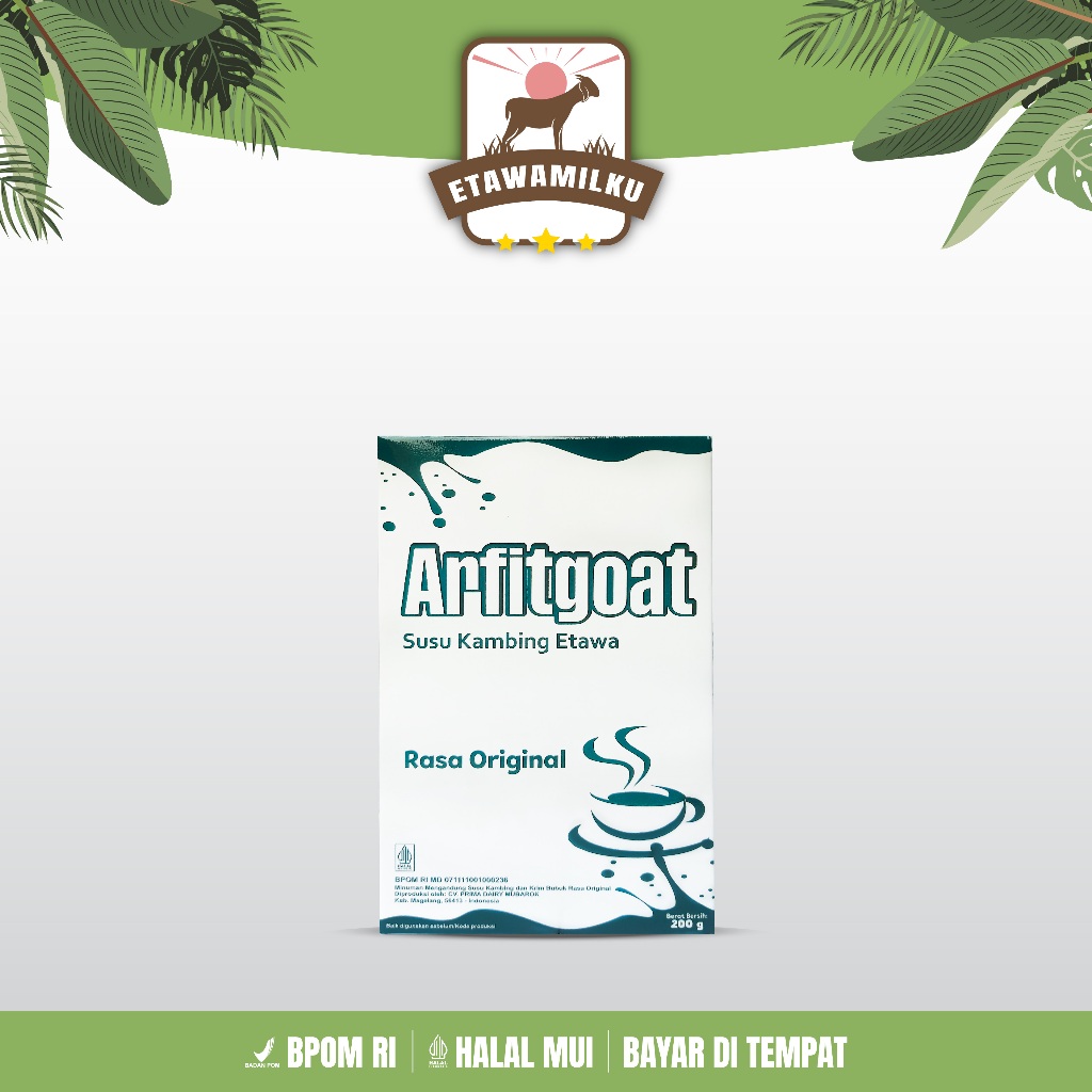 

Arfitgoat Susu Original Susu Kambing Etawa Plain Membantu Atasi Pengapuran Lutut