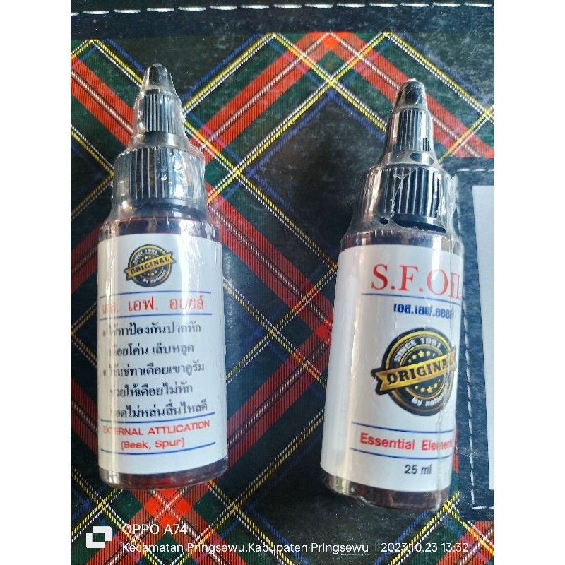 SF Oil (penguat dan pengeras paruh ayam)