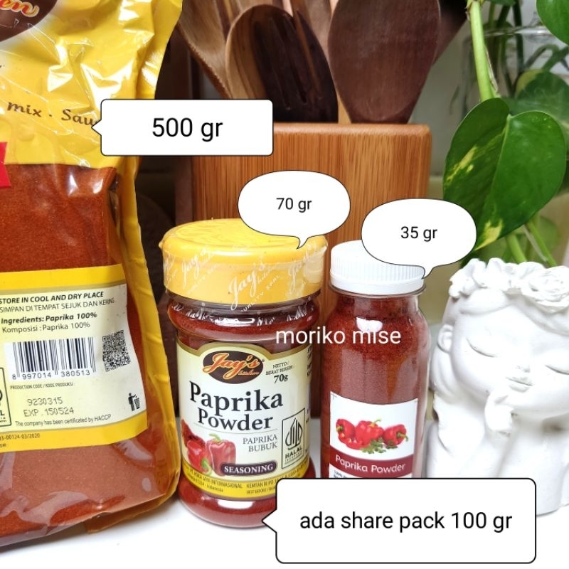 

paprika powder bumbu paprika bubuk / red bell pepper / capsicum powder paprika merah bubuk