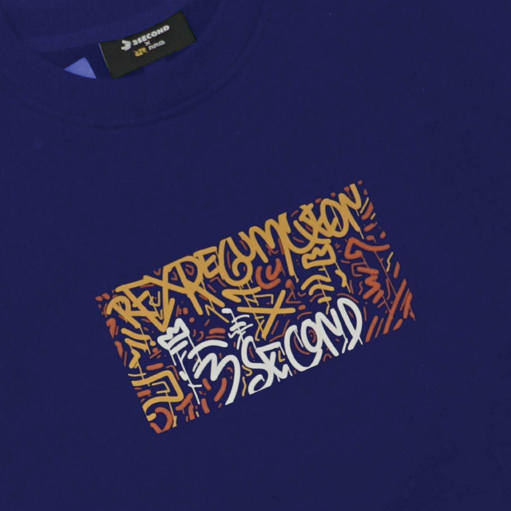 3Second x RRQ Graffity Doodle Crewneck Sweater