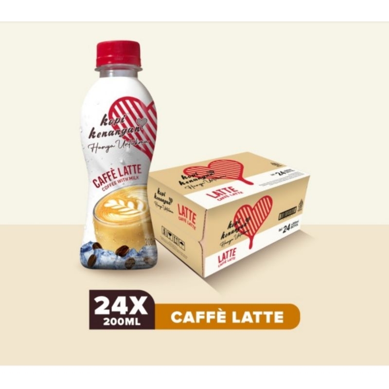 

Kopi Kenangan Caffe Latte 200ml Coffee With Milk 1 Dus isi 24