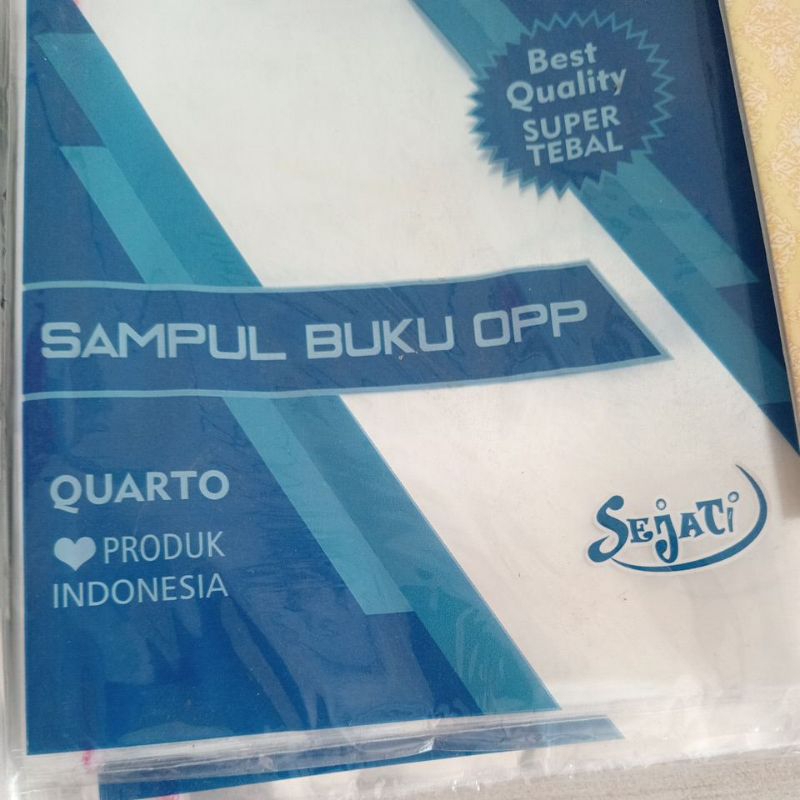 

Sampul plastik buku kwarto | Sampul plastik buku biasa