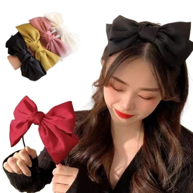 BANDO KOREA WANITA DEWASA PITA BESAR BANDANA MODEL PITA Kupu-Kupu