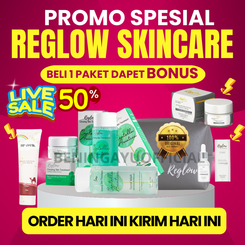 LIVE REGLOW BY DR SHINDY PUTRI REGLOW Paket Perawatan Kecantikan Wajah Glowing | Glow Skin Treatment