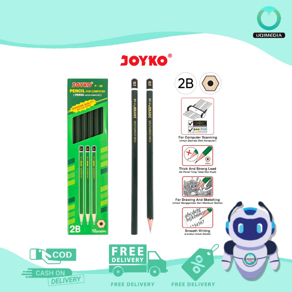 

Pensil 2B Joyko 1 pack