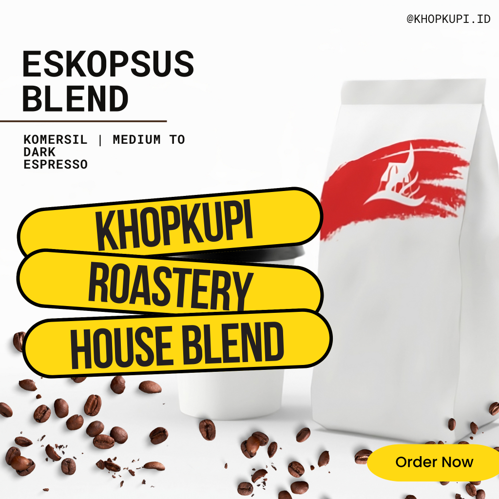 

HOUSE BLEND Espresso Es Kopi Susu Arabika Robusta GAYO 1 kg - Komersil