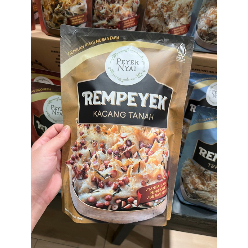 

rempeyek Nyai kacang tanah 120g