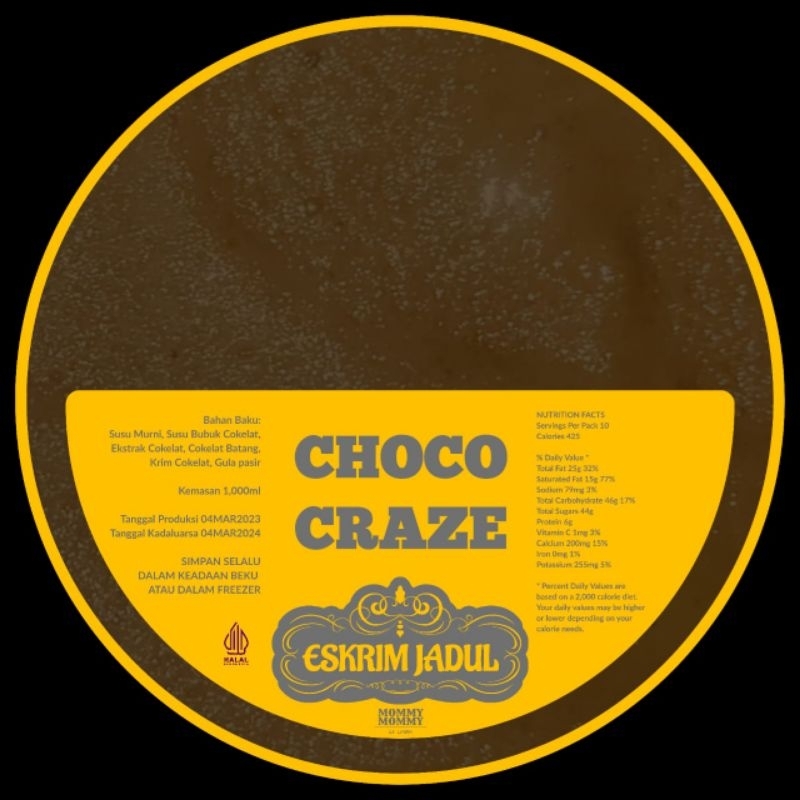 

Eskrim Jadul Choco Craze