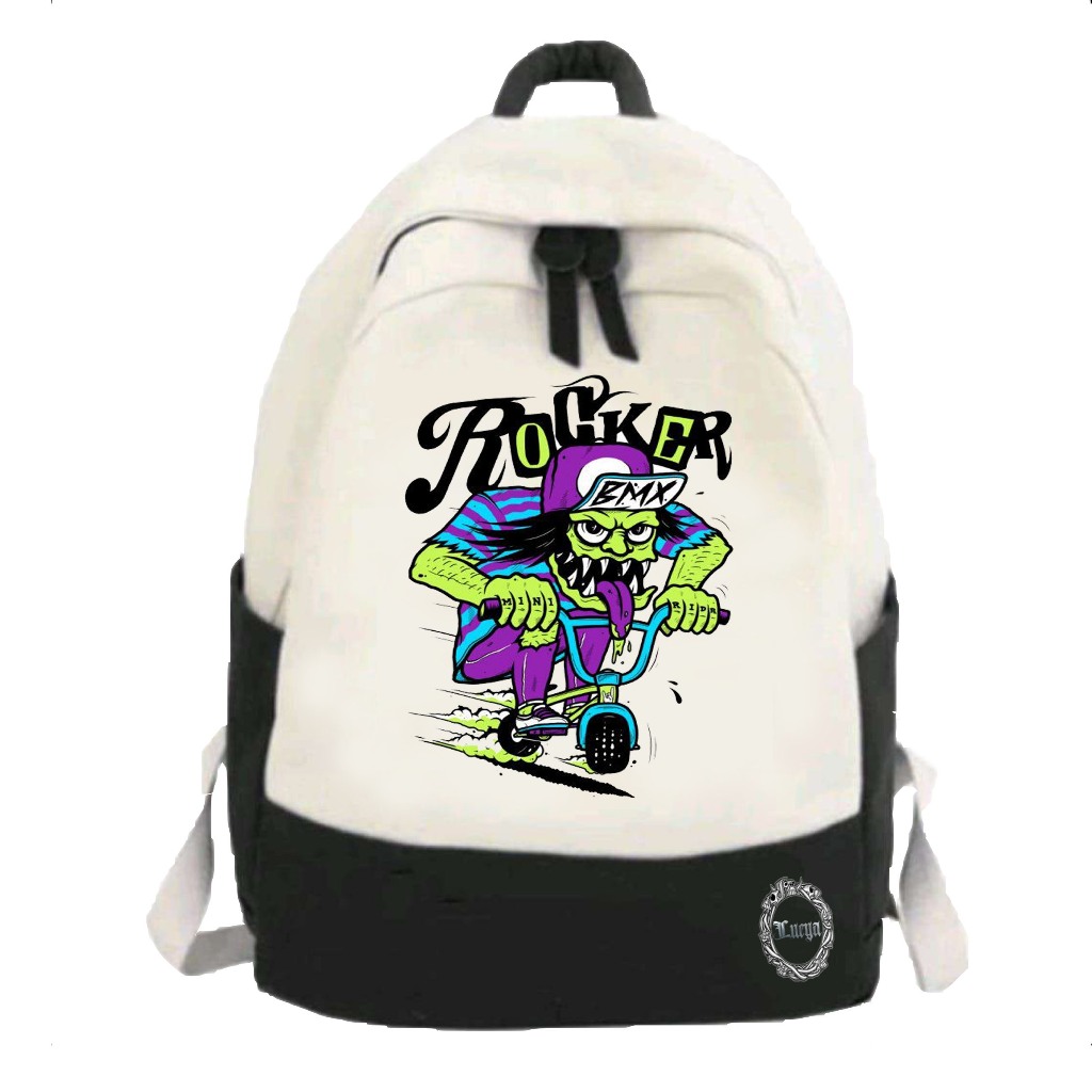 Tas Sekolah Anak TK SD SMP SMA Terbaru Gambar Rocker BMX Kekinian COD Termurah 2023