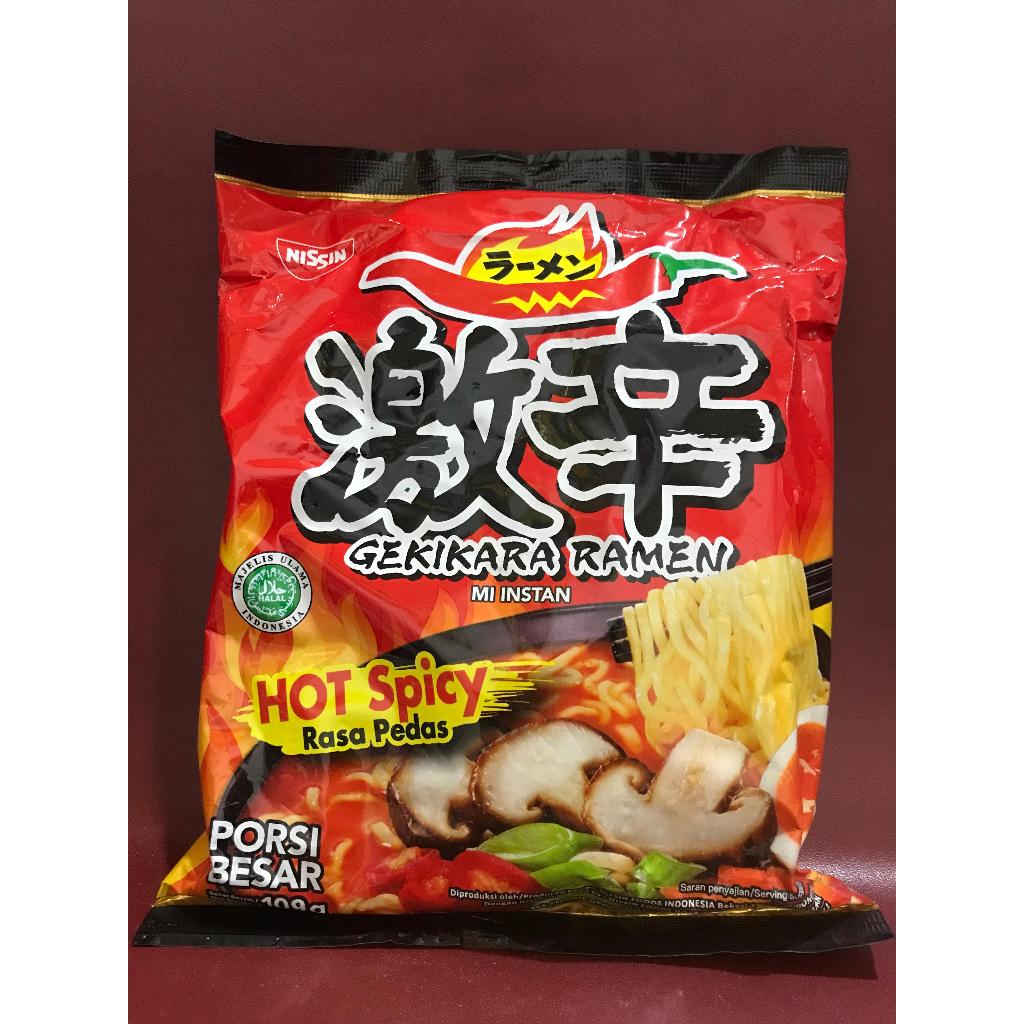 

Gekikara Reguler Ramen Hot Spicy 109g - Ramen Kuah Pedas Jamur Jepang