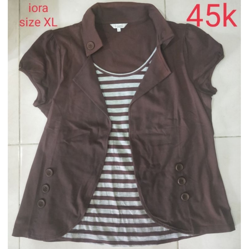 Blouse wanita size XL iora super like new