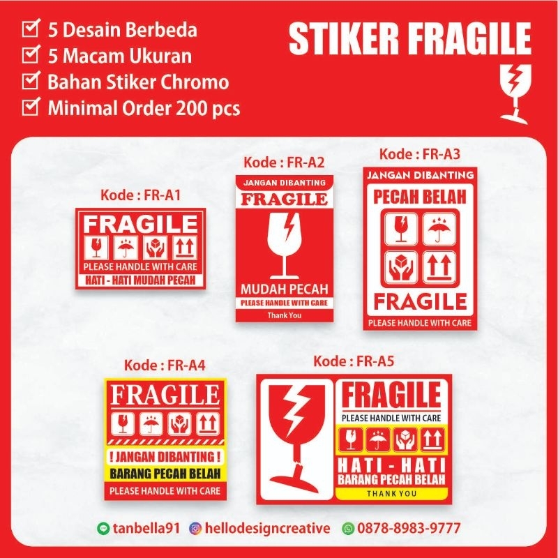 

STIKER FRAGILE PECAH BELAH