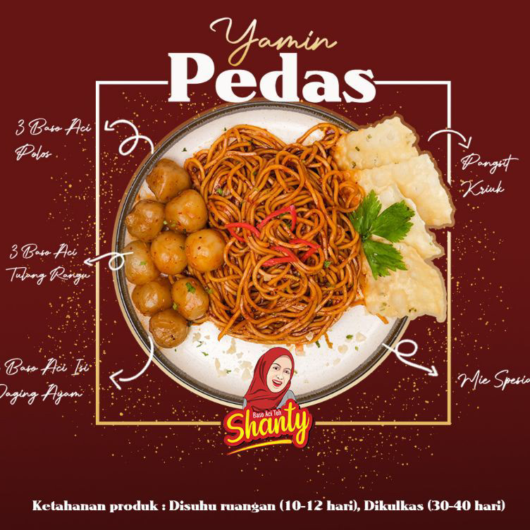 

XHVL4047 Baso Aci Teh Shanty original boci yamin teh shanty Khas Garut Tulang Rangu Pedas Denny Cagur