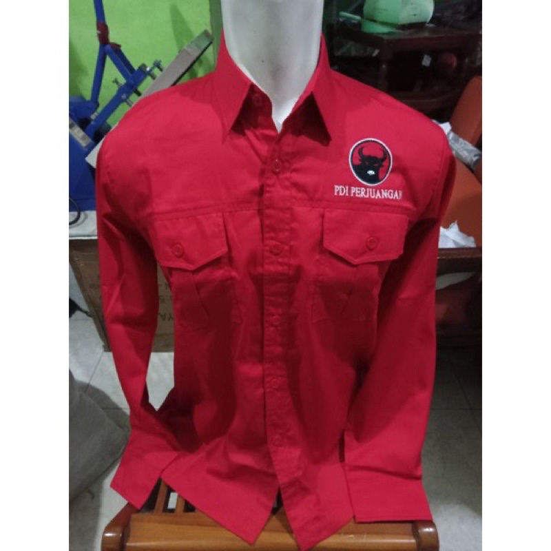 KEMEJA PDI PERJUANGAN TERBARU SERAGAM PDI PERJUANGAN BAJU PDI PERJUANGAN