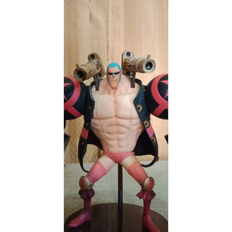 Action figure ONE PIECE Franky CHODAM CHOZOKEI DAMASHII MOVIE Z EDITION