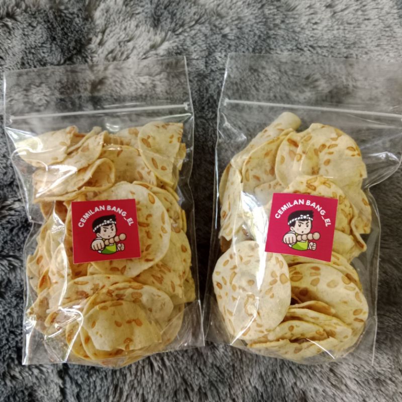 

Cemilan EL - Keripik Tempe, Kerupuk Rafael, Basreng Pipih Pedas/Ori