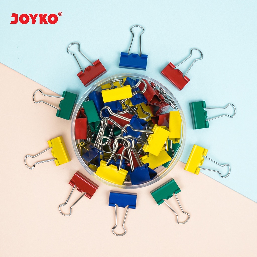 

Joyko Binder Clip Penjepit Kertas 107CD Warna