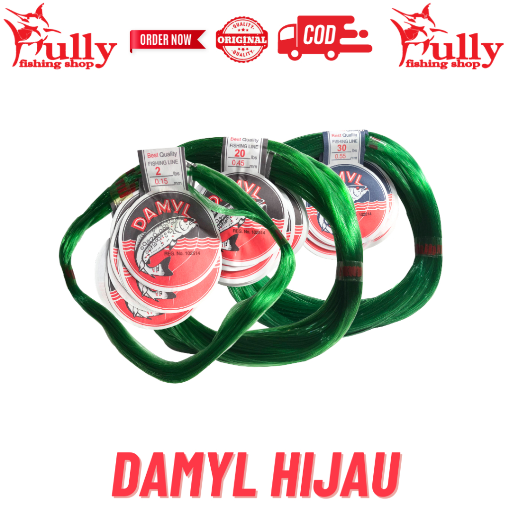 Senar Pancing - Damyl Hijau Golden Fish